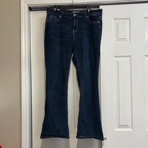 Almost Famous Navy Flare Jeans